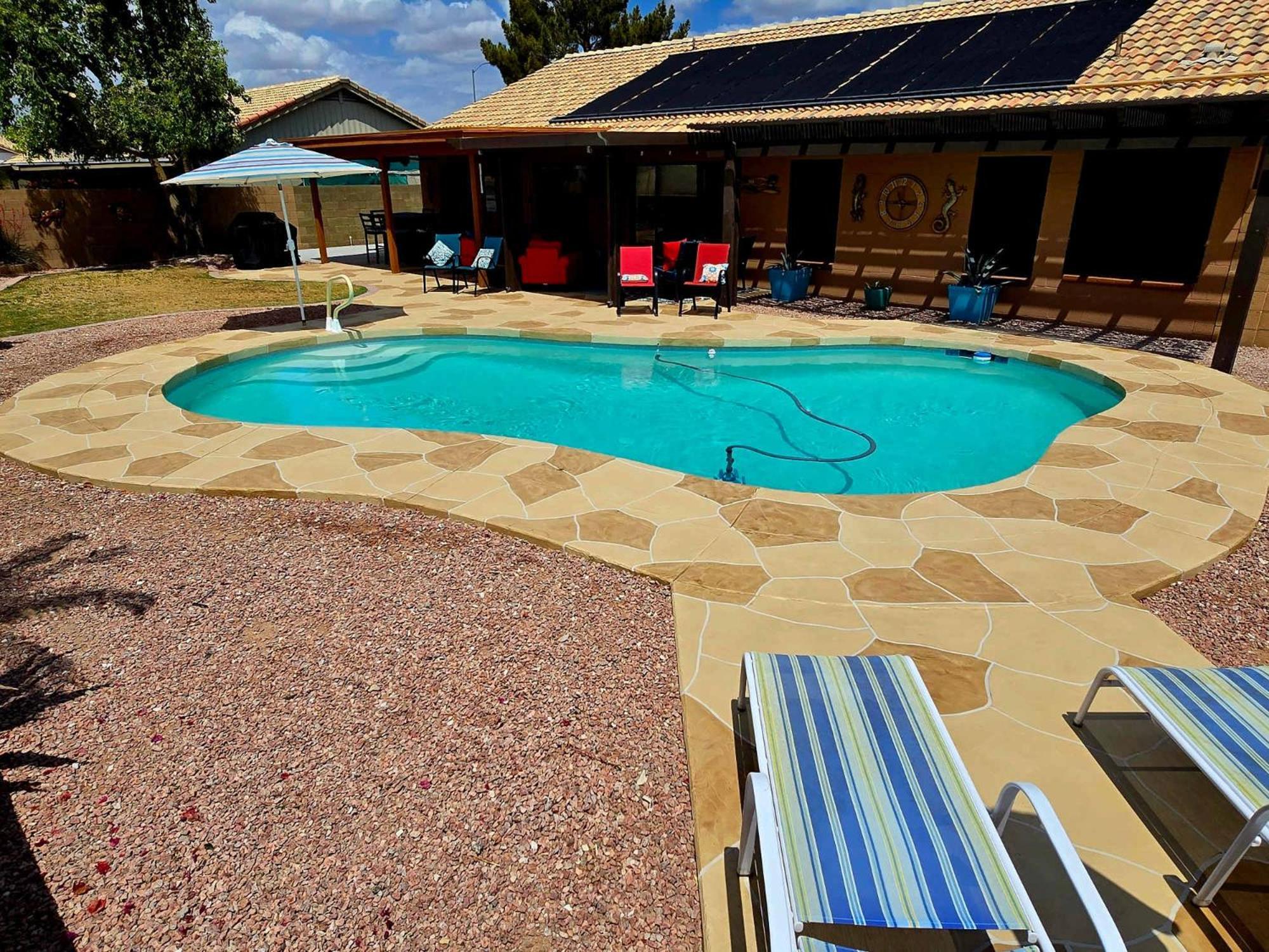 Cozy Home With Pool, Fire Table, Bbq, Rv Parking Mesa Ngoại thất bức ảnh